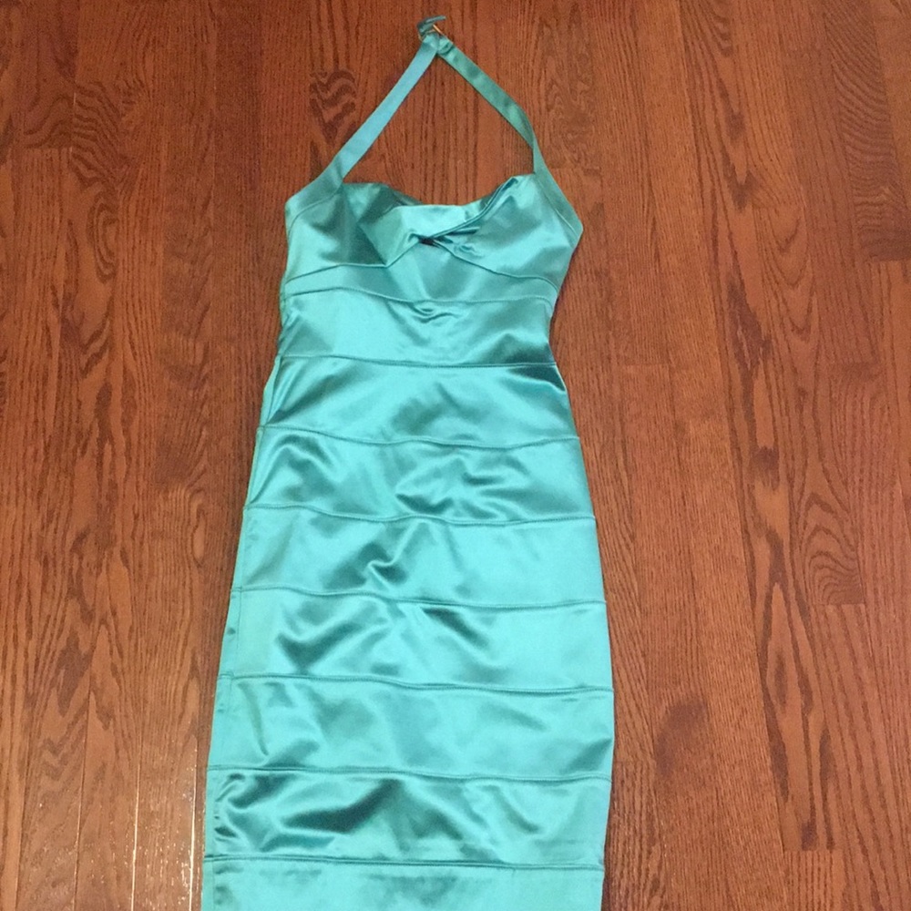 Bebe Aqua dress